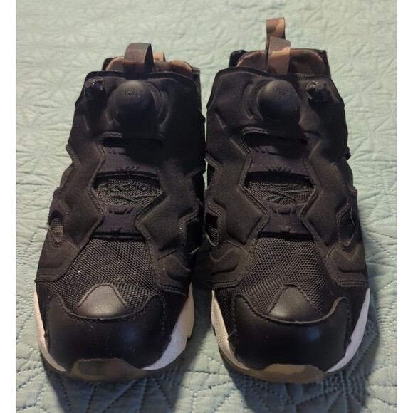 Reebok InstaPump Fury Sz 8.5 DV3695 Black/White/Camo Sneakers Hexalite Insoles main image 4